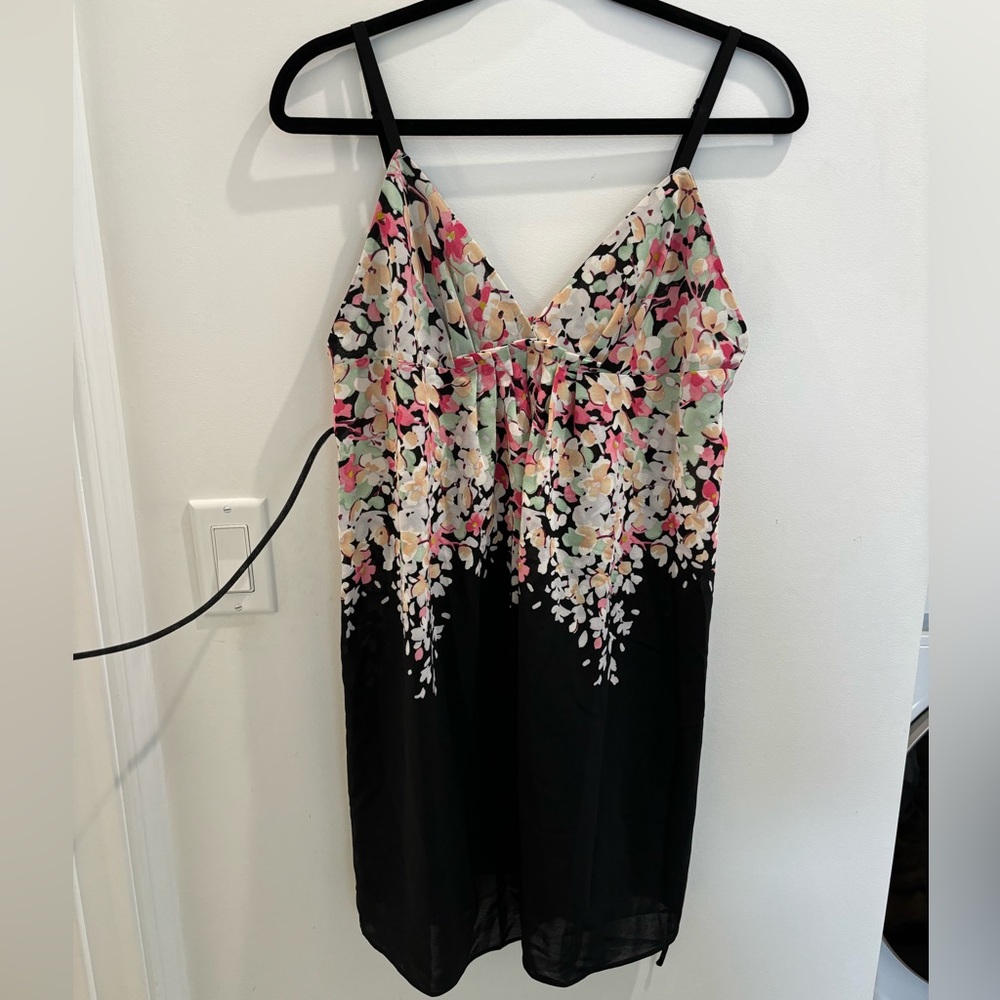 Oscar del la renta pink label falling blooms dress